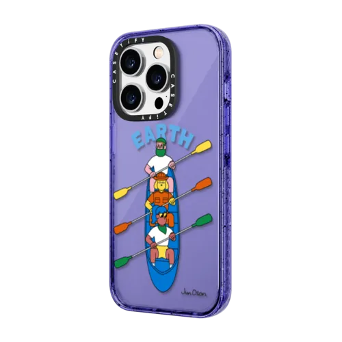 Kayaking iPhone Case | iPhone 14 Pro Max / Impact Case / Peri Purple | Image 2