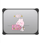 i'm busy macbook case by tabetaaii | MacBook Pro 14-inch (M1 - M5) / MacBook Bounce Case / Black | Image 2