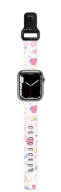 Doodle Apple Watch Band by tabetaaii | Apple Watch Series 7-9 (41mm) / Impact Band / Black | Image 1