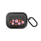 Flower Bursts by Kristen Peers | AirPods Pro 2 / Earbuds Bounce Case / Matte Charcoal | Image 1