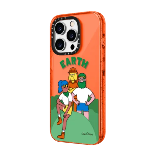 Hiking iPhone Case | iPhone 14 Pro Max / Impact Case / Orange | Image 2