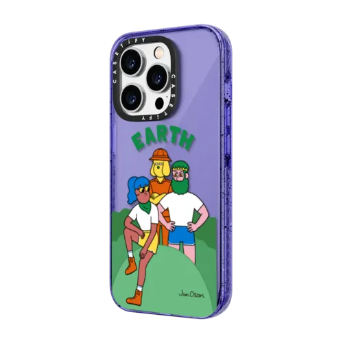Hiking iPhone Case | iPhone 14 Pro Max / Impact Case / Peri Purple | Image 2