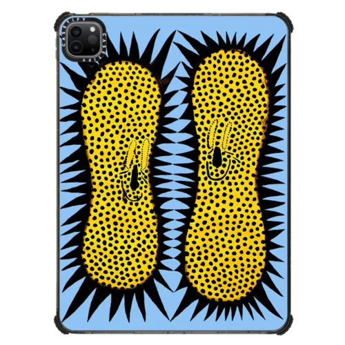Two Peanuts Crying Together by Chow Ciao Chow | iPad Pro 11-inch (3rd/4th gen) / iPad Impact Case / Black | Image 1