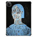 My Soul My Baby My Blue by Chow Ciao Chow | iPad Pro 11-inch (3rd/4th gen) / iPad Impact Case / Black | Image 1