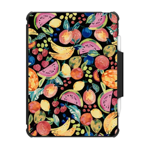WATERCOLOR FRUIT by show me your mumu | iPad Pro 11-inch (3rd/4th gen) / iPad Impact Folio Case / Black | Image 1