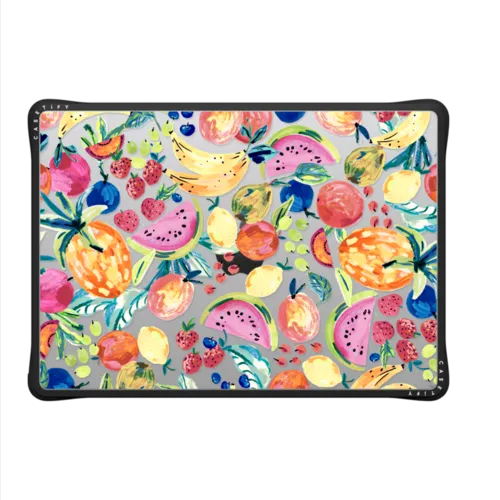 WATERCOLOR FRUIT by show me your mumu | MacBook Pro 14-inch (M1 - M5) / MacBook Impact Case / Black | Image 2