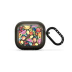 WATERCOLOR FRUITS by show my your mumu | AirPods 4 & 5 / Earbuds Impact Case / Black | Image 1