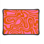 Retro Swirls by Illustrated by Charlie | MacBook Air 13-inch (M1 / Intel) / MacBook Impact Case / Black | Image 2