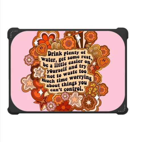 Self Care Manifesto by Illustrated by Charlie | MacBook Pro 14-inch (M1 - M5) / MacBook Bounce Case / Black | Image 2