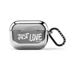 Just Love W | AirPods Pro 2 / Earbuds Mirror Case / Silver | Image 1