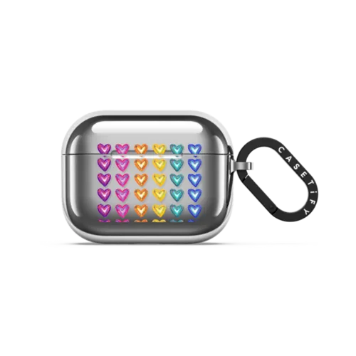Love the colors V | AirPods Pro 3 / Earbuds Mirror Case / Silver | Image 1