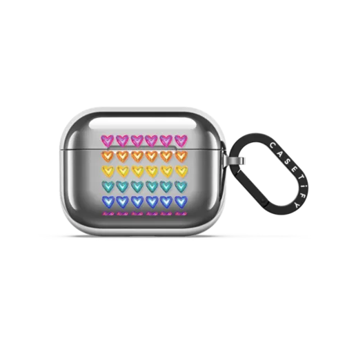 Love the colors H | AirPods Pro 3 / Earbuds Mirror Case / Silver | Image 1