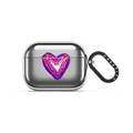 Corazon de Fer Purple | AirPods Pro 3 / Earbuds Mirror Case / Silver | Image 1