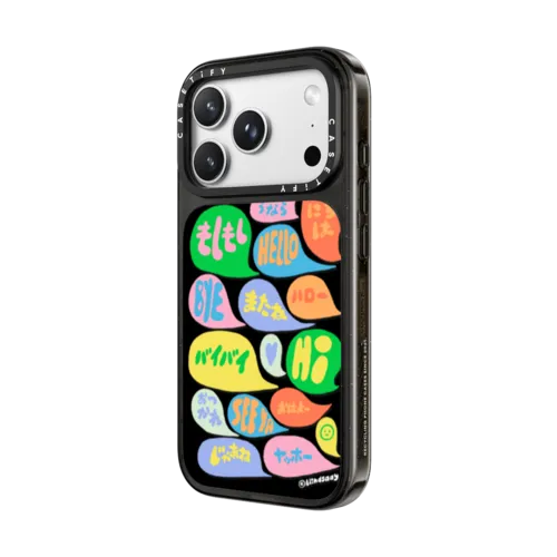 blindsaay- Moshi Moshi | iPhone 18 Pro Max / Impact Case MagSafe Compatible - Glossy / Glossy Black | Image 2