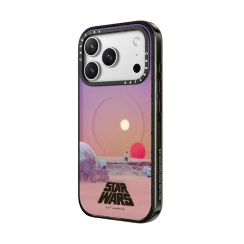 Tatooine Binary Sunset™ Case | iPhone 17 Pro Max / Impact Case MagSafe Compatible / Black | Image 2