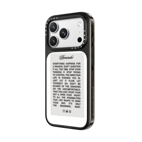 It's Only The Beginning, Baby | iPhone 18 Pro / Impact Case MagSafe Compatible - Glossy / Glossy Black | Image 2