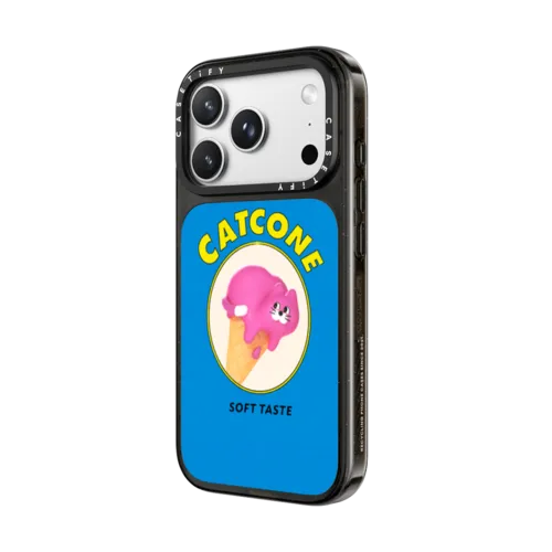 CAT CONE BY ZIZONE | iPhone 18 Pro Max / Impact Case MagSafe Compatible - Glossy / Glossy Black | Image 2
