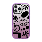Mod Feels by INKED by Dani | iPhone 16 Pro Max / Impact Case MagSafe Compatible / Glitter Purple | Image 1
