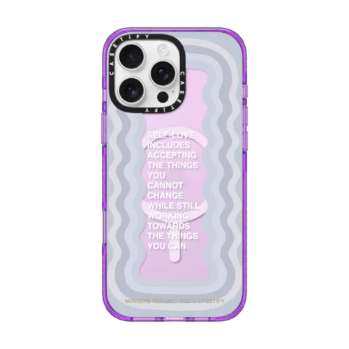 Self-Love | iPhone 16 Pro Max / Impact Case MagSafe Compatible / Purple | Image 1