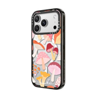 Mushrooms by Macarena Chomik | iPhone 17 Pro Max / Impact Case MagSafe Compatible / Black | Image 2