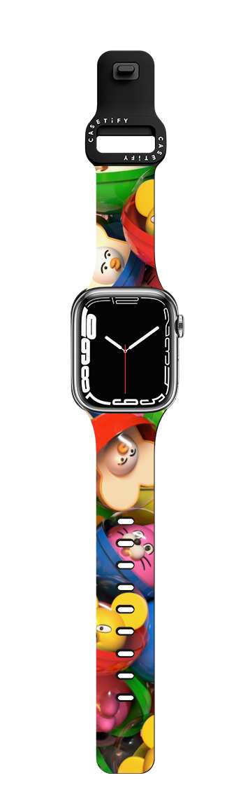 TOY CAPSULE BAND BY ZIZONE | Apple Watch Series 7-9 (45mm) / Impact Band / Black | Image 1