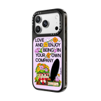 Love Your Company Mirror Case by MadeByNelson | iPhone 18 Pro Max / Impact Case MagSafe Compatible - Glossy / Glossy Black | Image 2