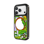Sunflower Mirror Case by MadeByNelson | iPhone 18 Pro Max / Impact Case MagSafe Compatible - Glossy / Glossy Black | Image 2