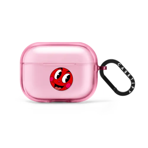Happy Homie by Made By Nelson | AirPods Pro 2 / Earbuds Impact Case / Pink Fizz | Image 1