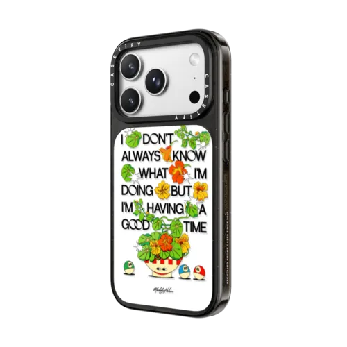 Good Time Clear by MadeByNelson | iPhone 18 Pro Max / Impact Case MagSafe Compatible - Glossy / Glossy Black | Image 2