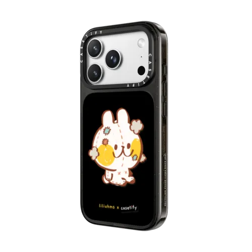 Bun Full of Stuffin' | iPhone 18 Pro Max / Impact Case MagSafe Compatible - Glossy / Glossy Black | Image 2