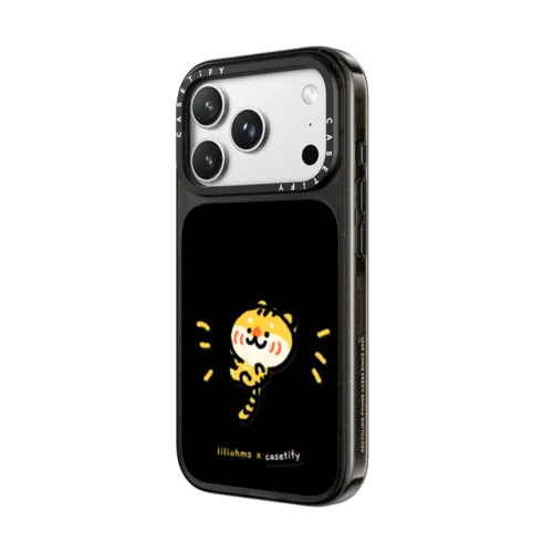 Little Tiger | iPhone 18 Pro Max / Impact Case MagSafe Compatible - Glossy / Glossy Black | Image 2