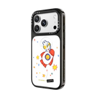 Rocket Bun in Space by liliuhms | iPhone 18 Pro / Impact Case MagSafe Compatible - Glossy / Glossy Black | Image 2