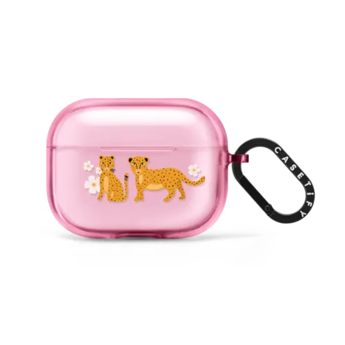 Safari by Macarena Chomik | AirPods Pro 2 / Earbuds Impact Case / Pink Fizz | Image 1