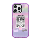 Angel Energy | iPhone 16 Pro Max / Impact Case MagSafe Compatible / Glitter Purple | Image 1