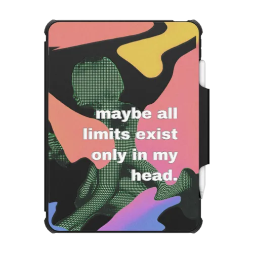 Limit by A Subtle Space | iPad Pro 11-inch (3rd/4th gen) / iPad Impact Folio Case / Black | Image 1