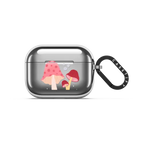 Mushrooms by Macarena Chomik | AirPods Pro 3 / Earbuds Mirror Case / Silver | Image 1