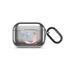 Butterflies by Macarena Chomik | AirPods Pro 3 / Earbuds Mirror Case / Silver | Image 1