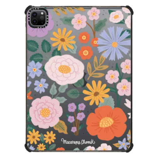 Spring Blooms by Macarena Chomik | iPad Pro 11-inch (3rd/4th gen) / iPad Impact Case / Black | Image 1
