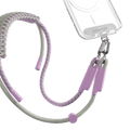 Rope Cross-body Strap - Lilac/ Sage (Braided) | Image 1