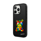 Stitches the Bear by Matthew Langille | iPhone 16 Pro Max / Impact Case MagSafe Compatible / Matte Black | Image 2