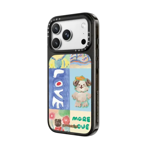 SLOWCOASTER Love SLCO | iPhone 18 Pro / Impact Case MagSafe Compatible - Glossy / Glossy Black | Image 2