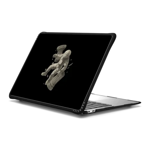 Greek Marble Astronaut | MacBook Air 13-inch (M1 / Intel) / MacBook Impact Case / Black | Image 1