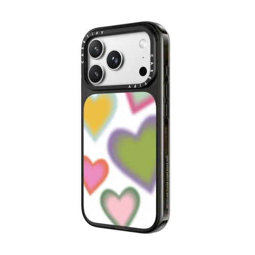 Hearts by Quotes by Christie | iPhone 18 Pro Max / Impact Case MagSafe Compatible - Glossy / Glossy Black | Image 2