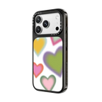 Hearts by Quotes by Christie | iPhone 18 Pro / Impact Case MagSafe Compatible - Glossy / Glossy Black | Image 2
