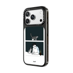 WINE & CAT | iPhone 18 Pro Max / Impact Case MagSafe Compatible - Glossy / Glossy Black | Image 2