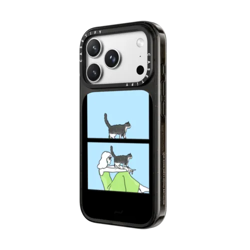 LITTLE FRIEND | iPhone 18 Pro Max / Impact Case MagSafe Compatible - Glossy / Glossy Black | Image 2