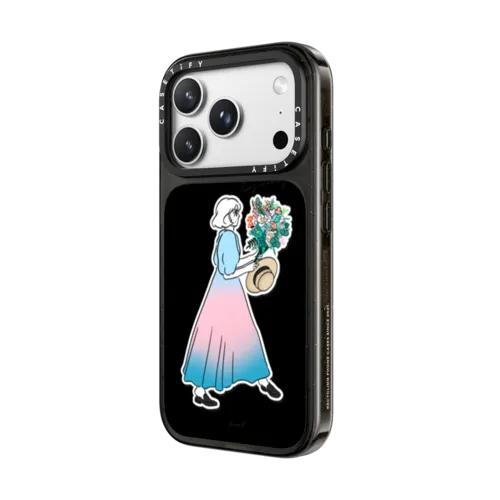 LIVE LIKE FLOWERS | iPhone 18 Pro Max / Impact Case MagSafe Compatible - Glossy / Glossy Black | Image 2