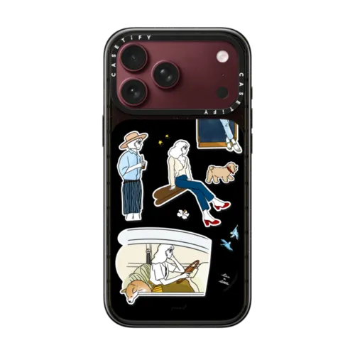 STARRY JOURNEY | iPhone 18 Pro Max / Impact Case MagSafe Compatible - Glossy / Glossy Black | Image 1