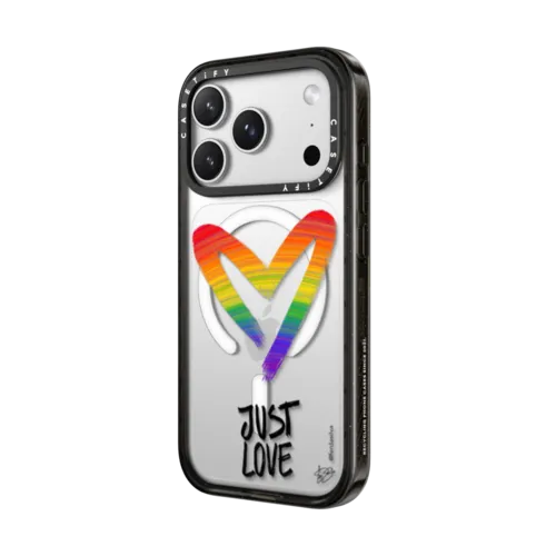 Love in one stroke | iPhone 17 Pro Max / Impact Case MagSafe Compatible / Black | Image 2