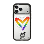 Love in one stroke | iPhone 17 Pro Max / Impact Case MagSafe Compatible / Black | Image 1
